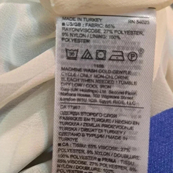 Banana Republic One Shoulder Dress NWT Size 0 - Picture 11 of 11